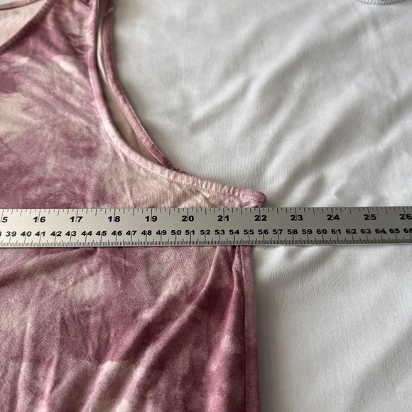 Old Navy Tie-Dye Jersey Swing Dress Salmon Pink XXL Boho Beach Vacation Casual‎ - Picture 7 of 11